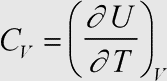 Wärmekapazität bei konstantem Volumen