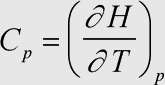 Wärmekapazität bei konstantem Druck